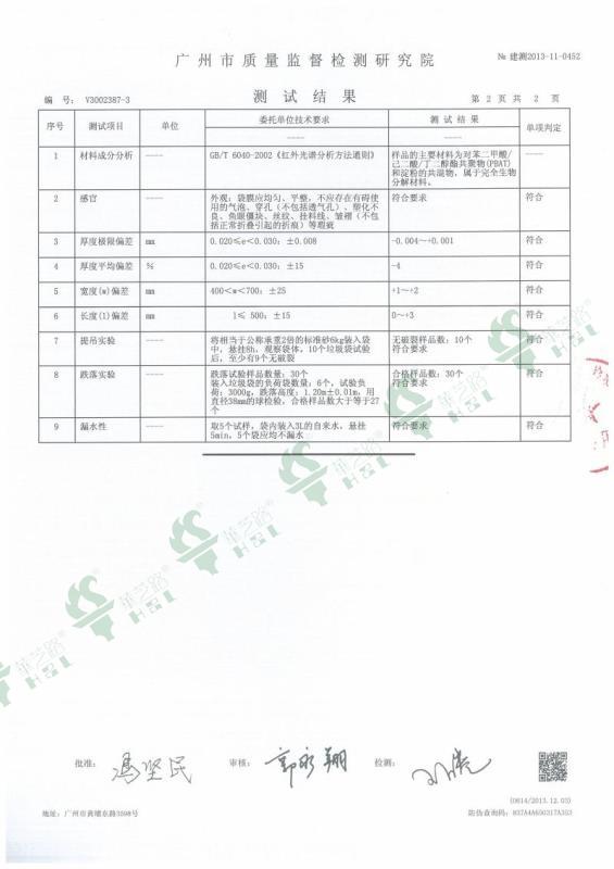 HZL-S-BM ΙΙΙ Batch starch content acceptance report 3