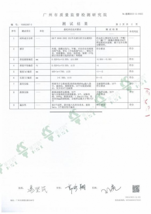 HZL-S-BM ΙΙΙ Batch starch content acceptance report 3