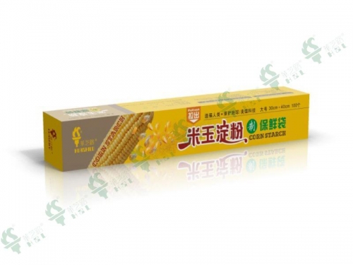 Starch-based biodegradable freezer bags